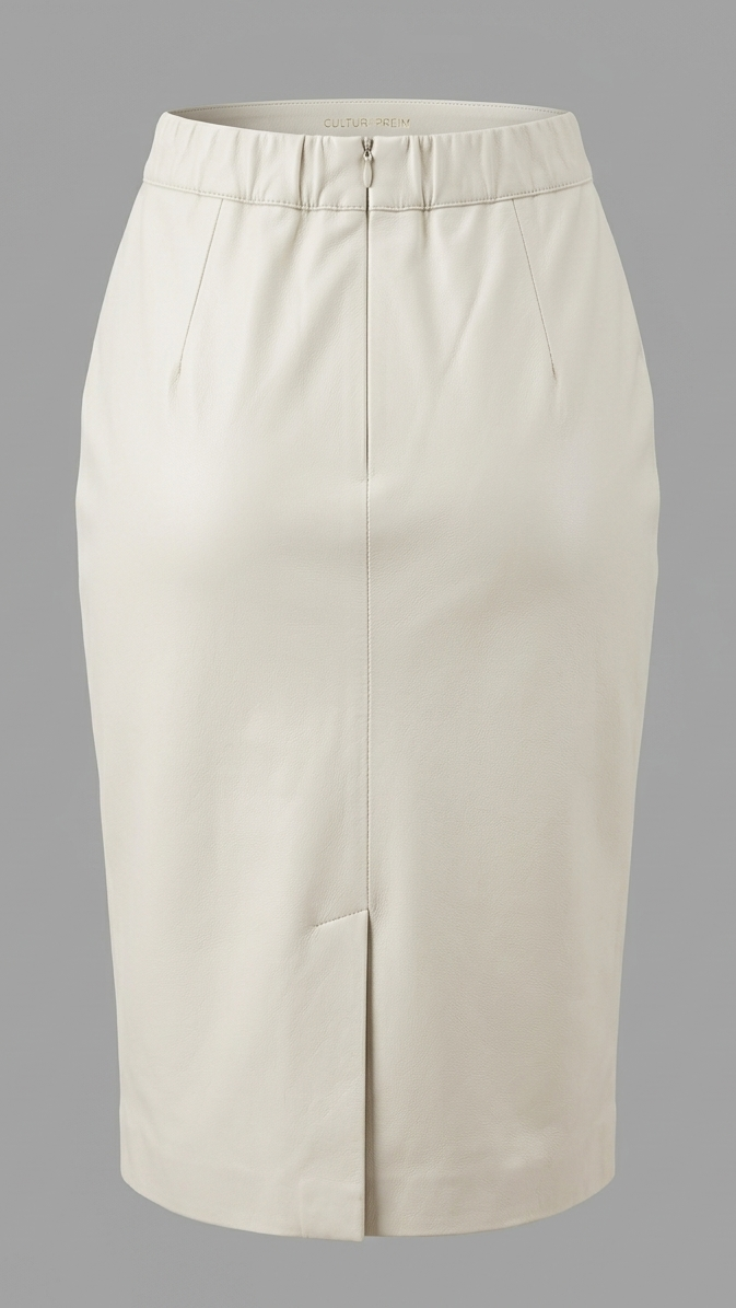 Jupe cuir luxe femme style crayon intemporel