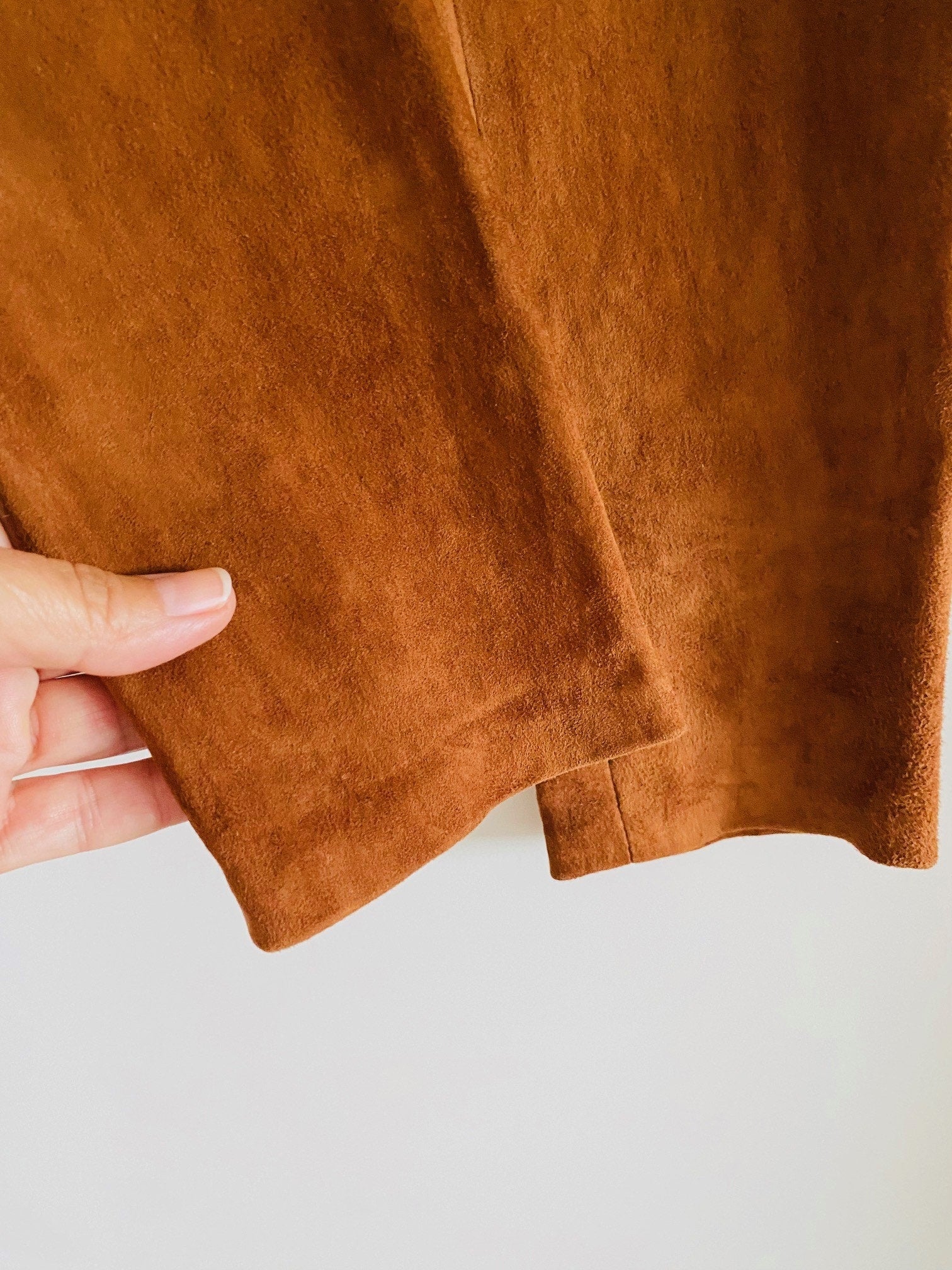 Pantalon en daim stretch 