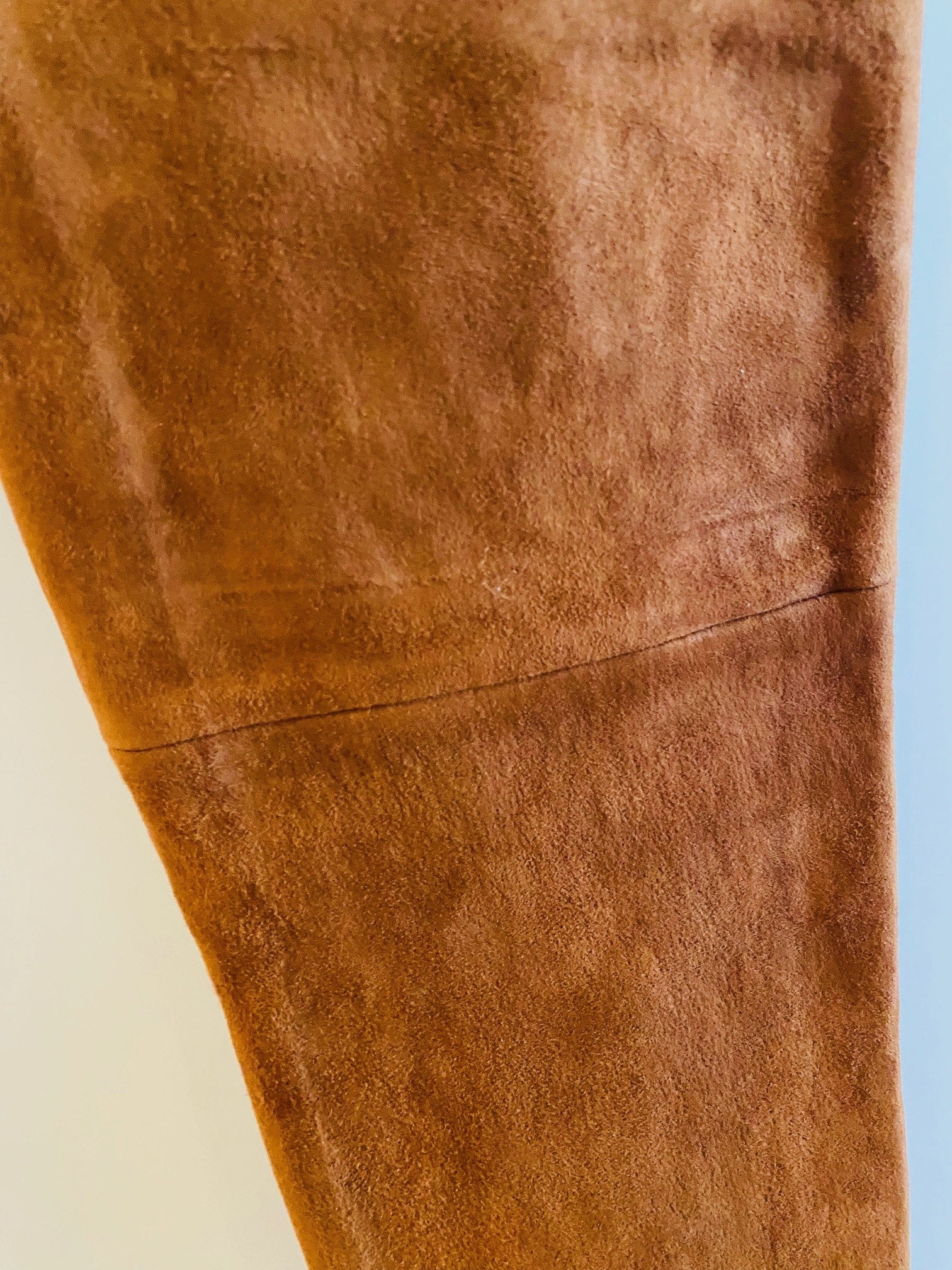 Pantalon en daim stretch CUIR