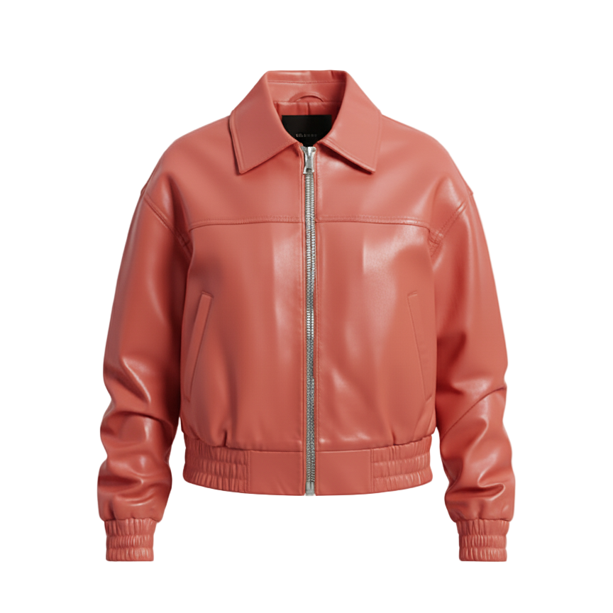 Blouson Bomber en cuir pour femme – Cleo