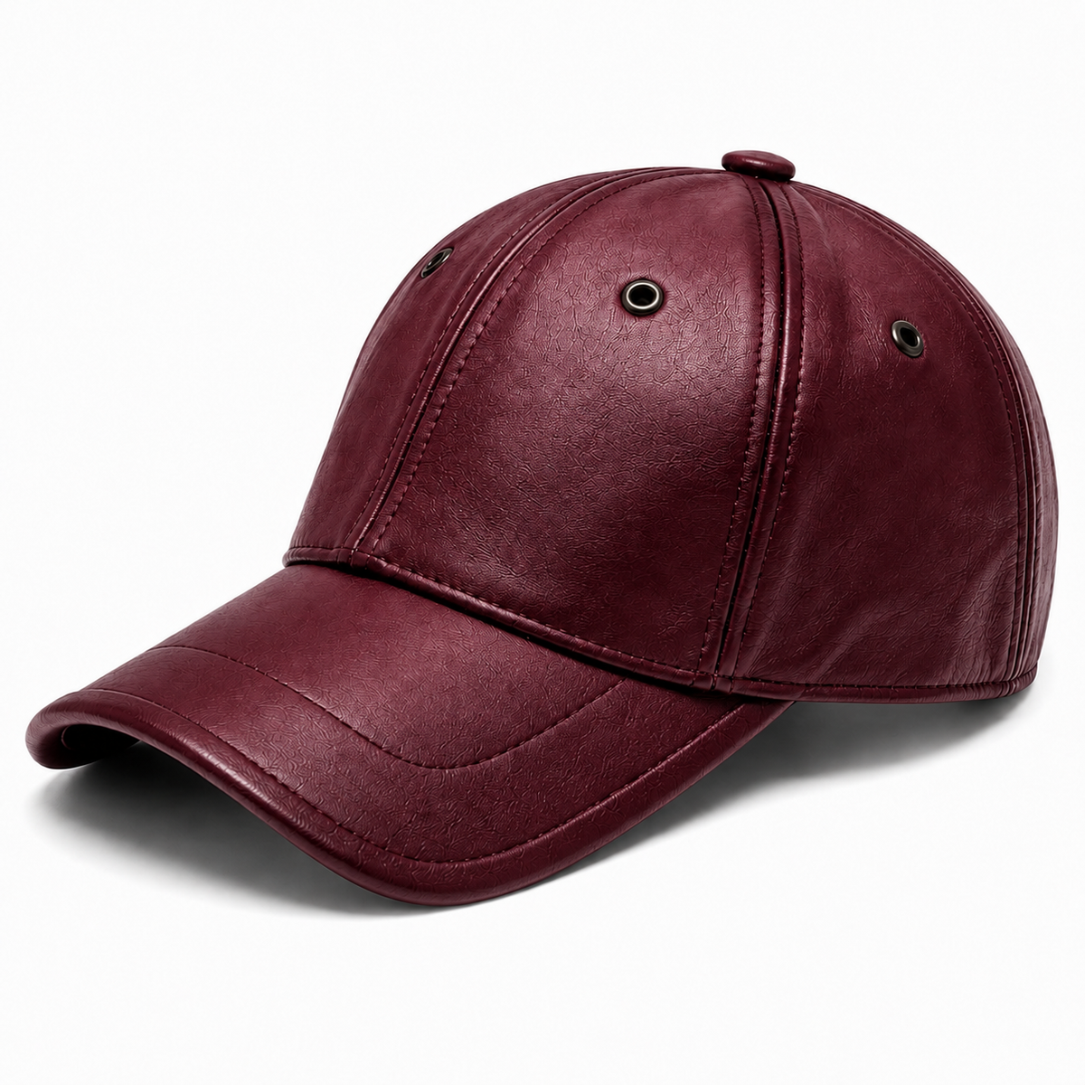 Casquette de baseball en cuir, différentes couleurs