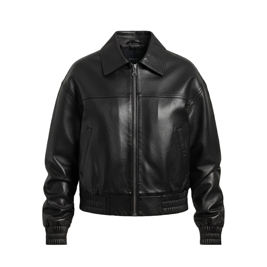 Blouson Bomber en cuir pour femme – Cleo