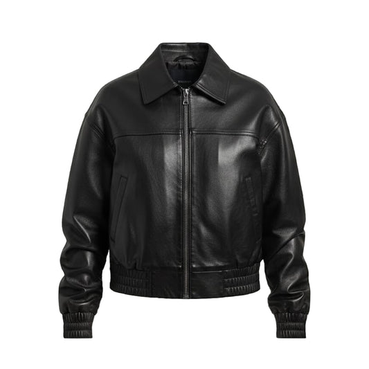 Blouson Bomber en cuir pour femme – Cleo