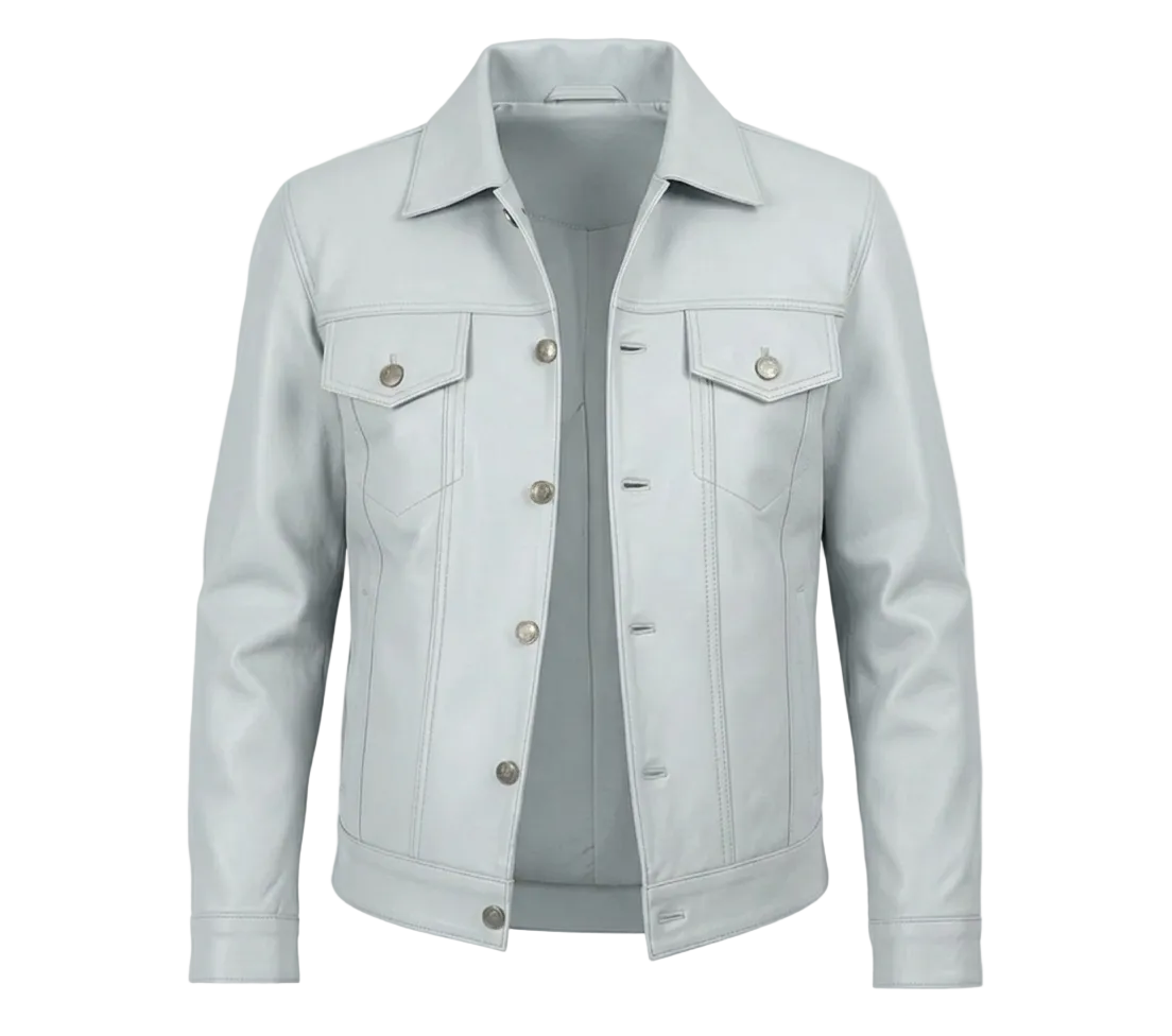 La veste en Cuir d'agneau