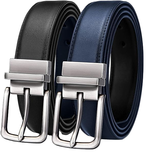 Ceinture réversible en cuir pour homme