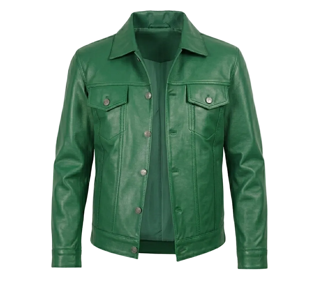 La veste en Cuir d'agneau