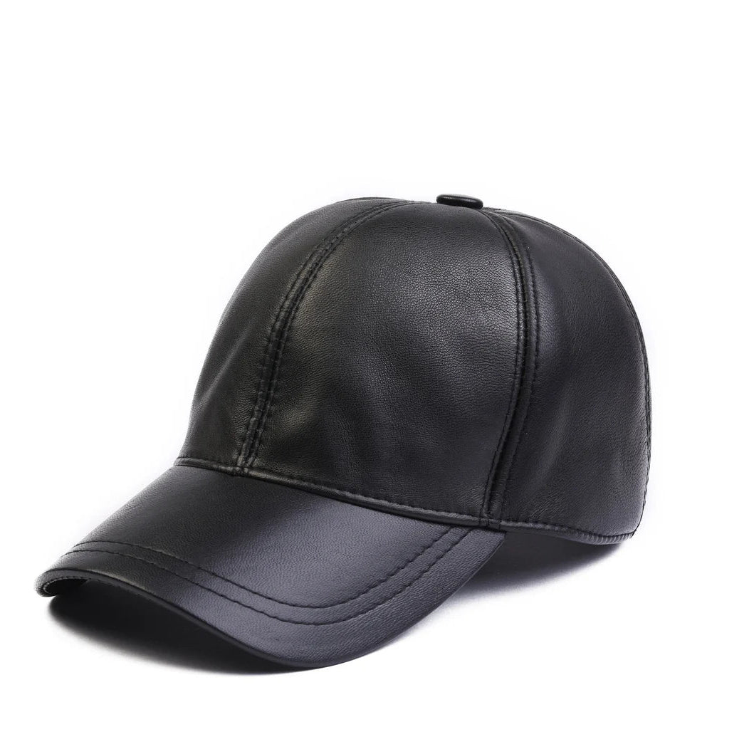 Casquette de baseball en cuir, différentes couleurs