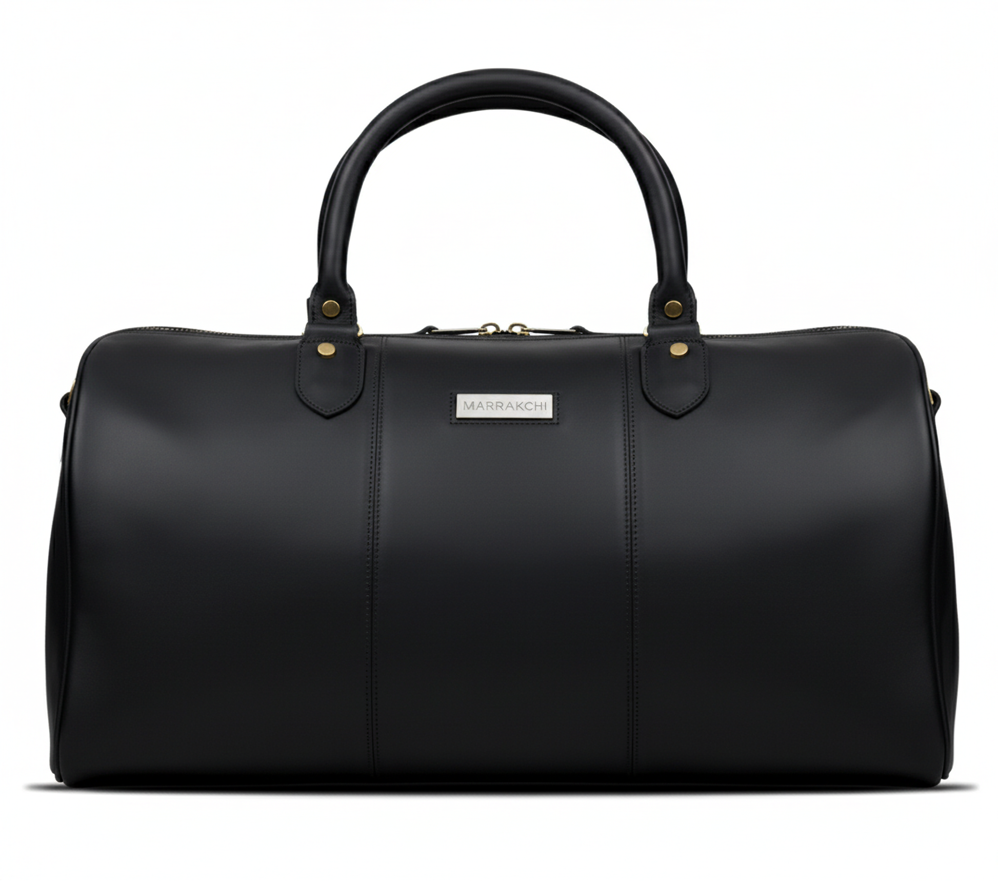 Aristocrat par Marrakchi Sac de voyage en cuir noir My Store
