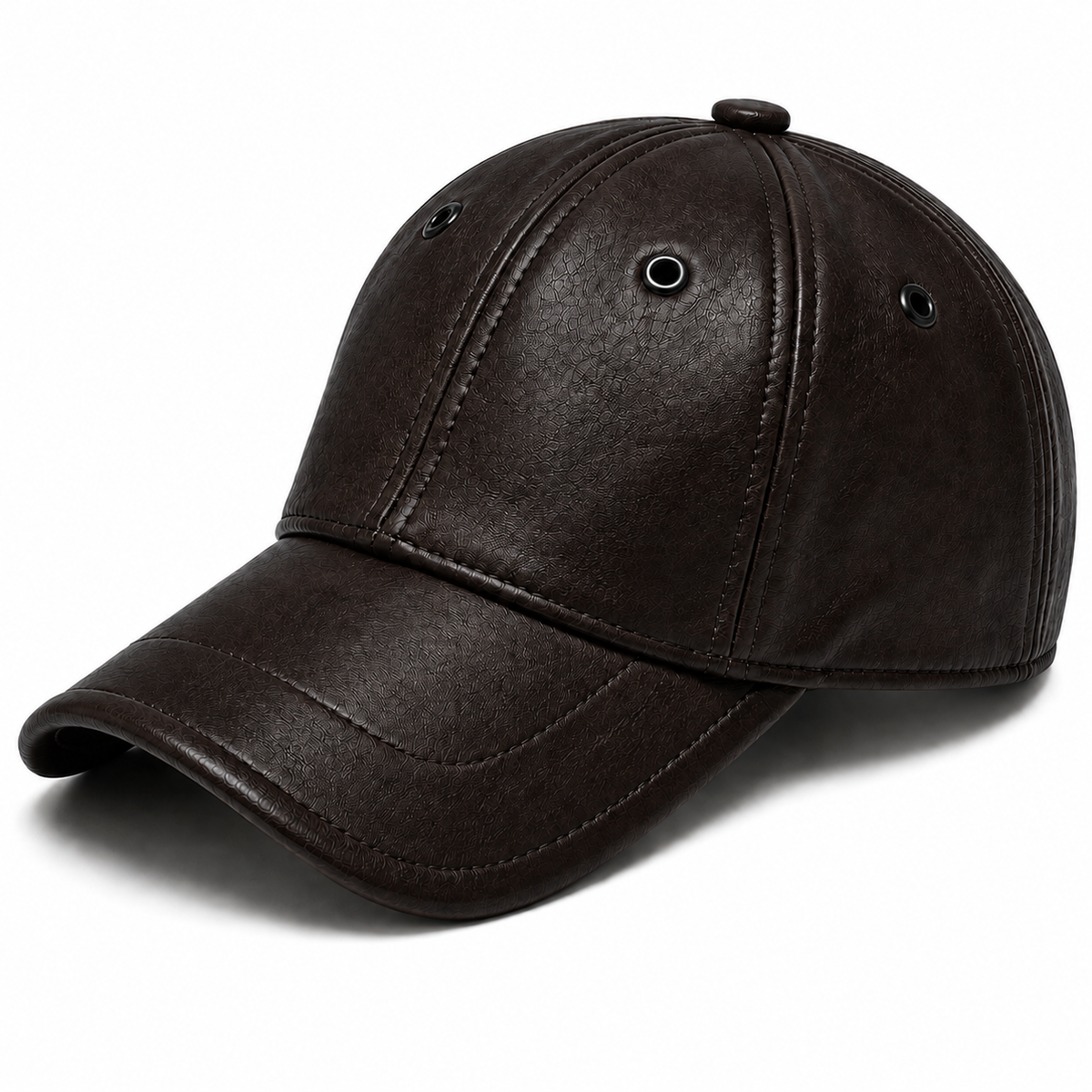 Casquette de baseball en cuir, différentes couleurs