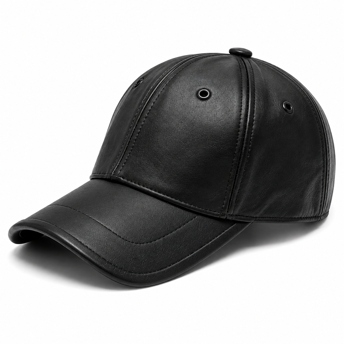 Casquette de baseball en cuir, différentes couleurs