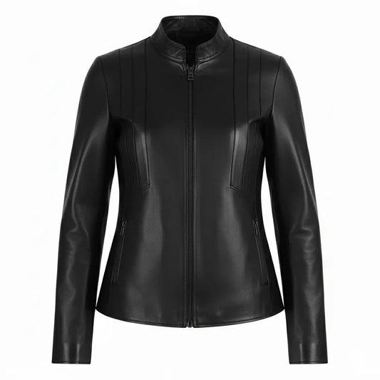 Veste en cuir d'agneau DUCE My Store